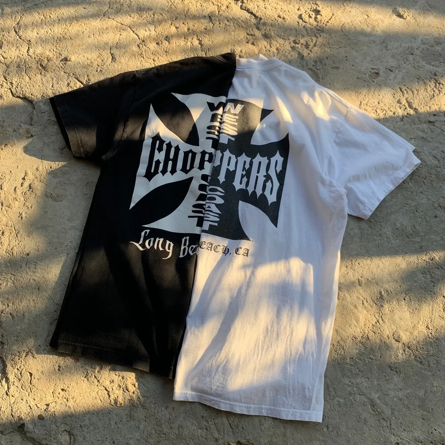 Summer Cotton Streetwear West Coast Choppers Tide Brand Print Short Sleeve Tshirt Retro HighStreet Clothing Casaul Loose Top Tee image 2
