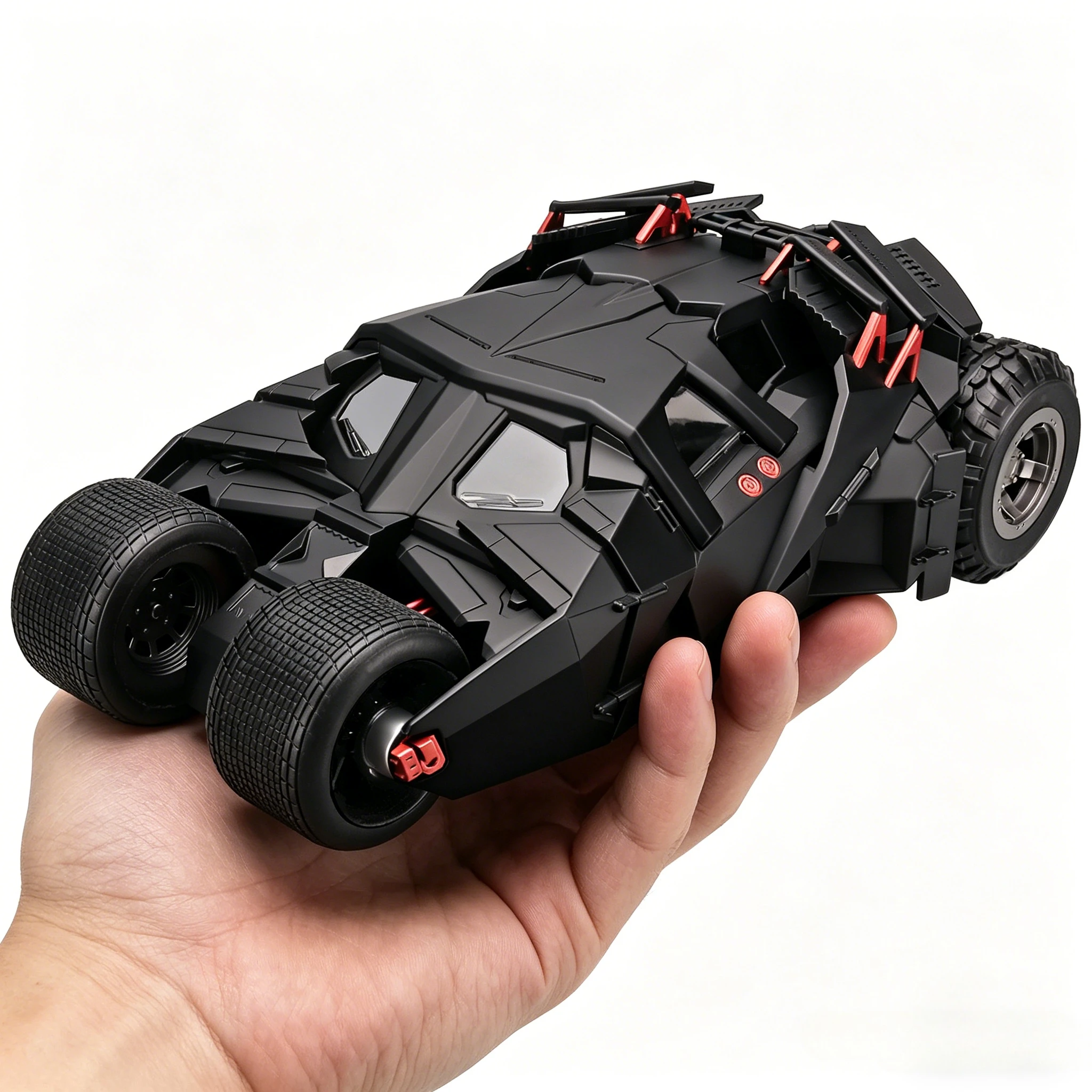 

1:18 chariot alloy model toys exquisite desktop ornaments cool sound and light spray Christmas gift