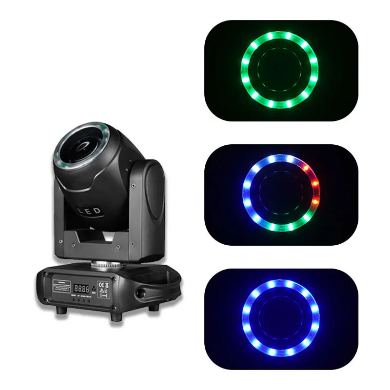60W LED Beam Light RGBW 4in1 16CH DMX512 Smart Temperature Protection Strobe Wedding Light Sound Activated Auto Run Stage Light