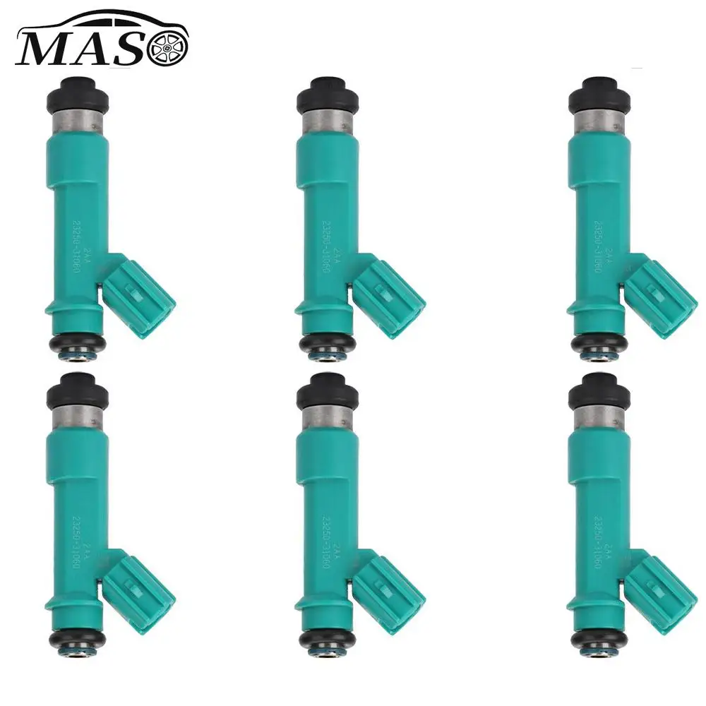 6Pcs Fuel Injectors Nozzle 23209-39035 for Toyota 4Runner FJ Cruiser Tacoma Tundra Base 4.0L V6