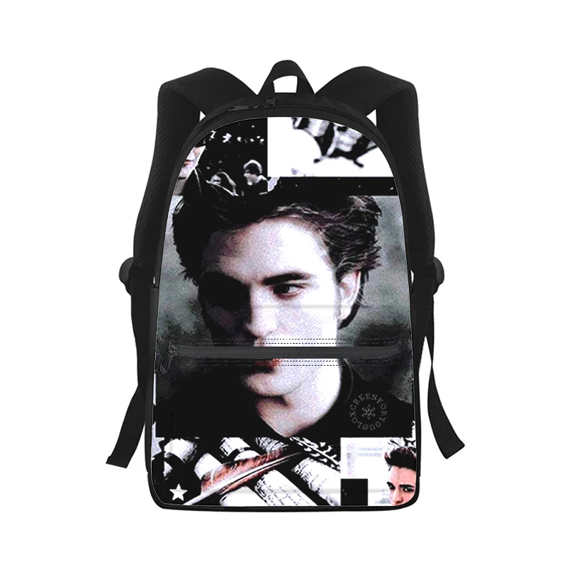 A mochila de vampiro Twilight Saga para homens e mulheres, impressão 3D, mochila de moda, mochila portátil, bolsa de ombro de viagem