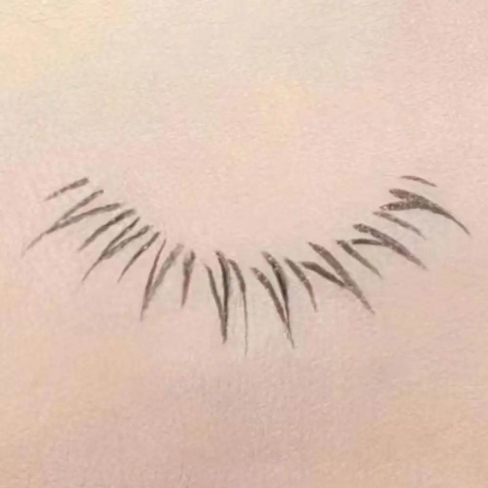 Eyelash Extension Stamps para iniciantes, Eyelash Seal, DIY Silicone Makeup Tool, Conveniente, Simulação Natural, Mascara Stick, W5O0