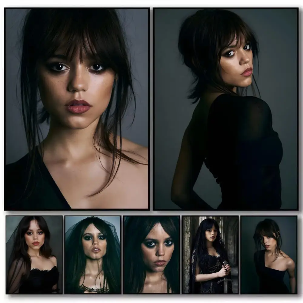 Actor J-Jenna Ortega Poster High-definition  poster stickers, suitable for bedroom, living room, home decoration