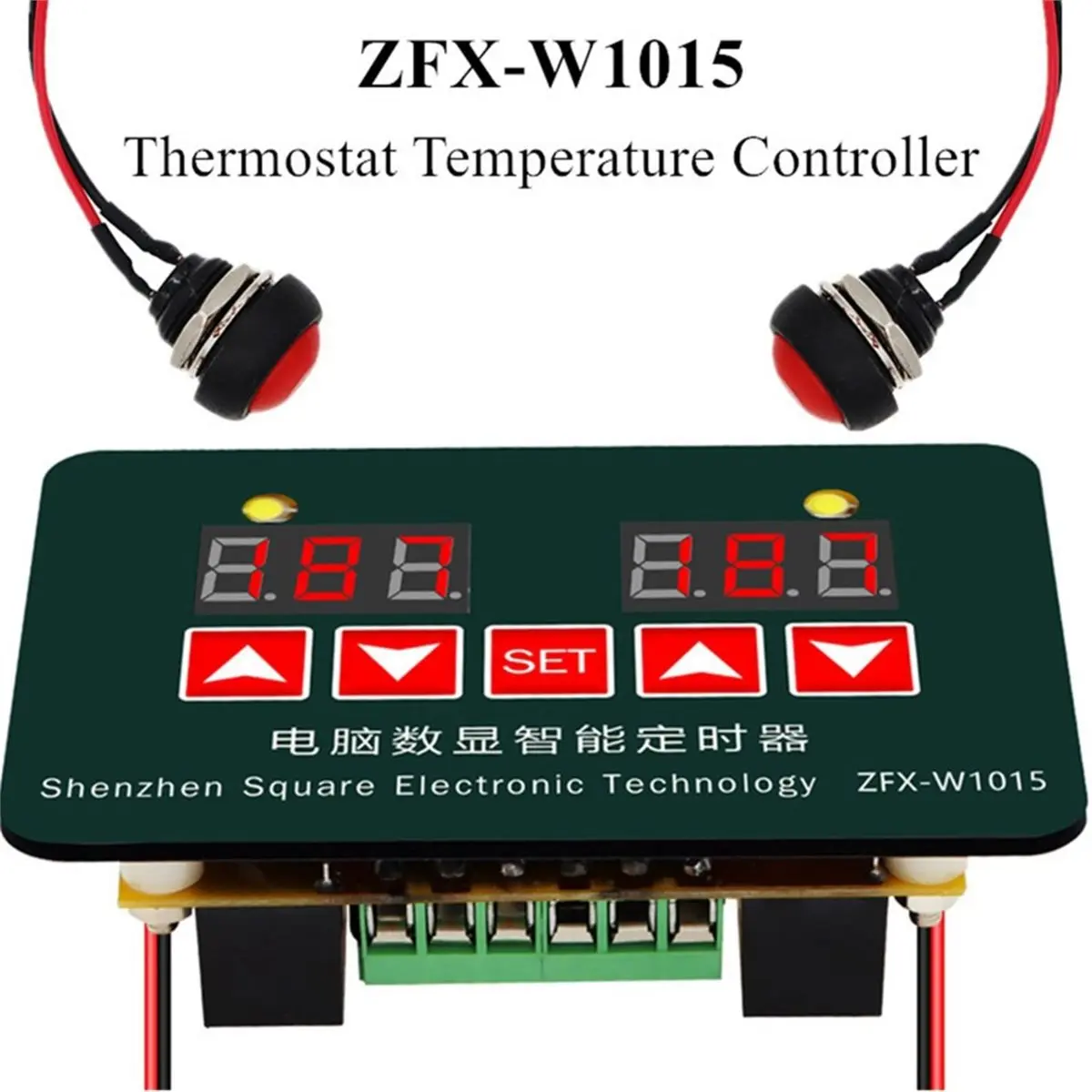 618 Mega Sale Microcomputer Digital Display Intelligent Timer ZFX-W1015 Adjustable Thermostat Temperature Controller 110-220V