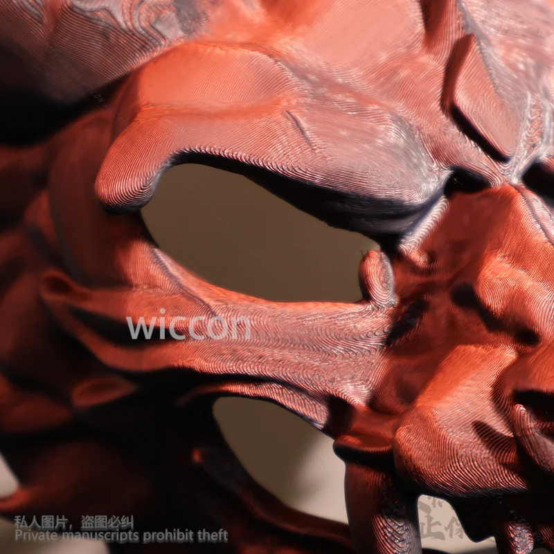 Аниме Монстры Дракон Косплей Хэллоуин 3D Полилактическая кислота Ужасная маска Реквизит День рождения Ночной клуб Сценические представления по индивидуальному заказу