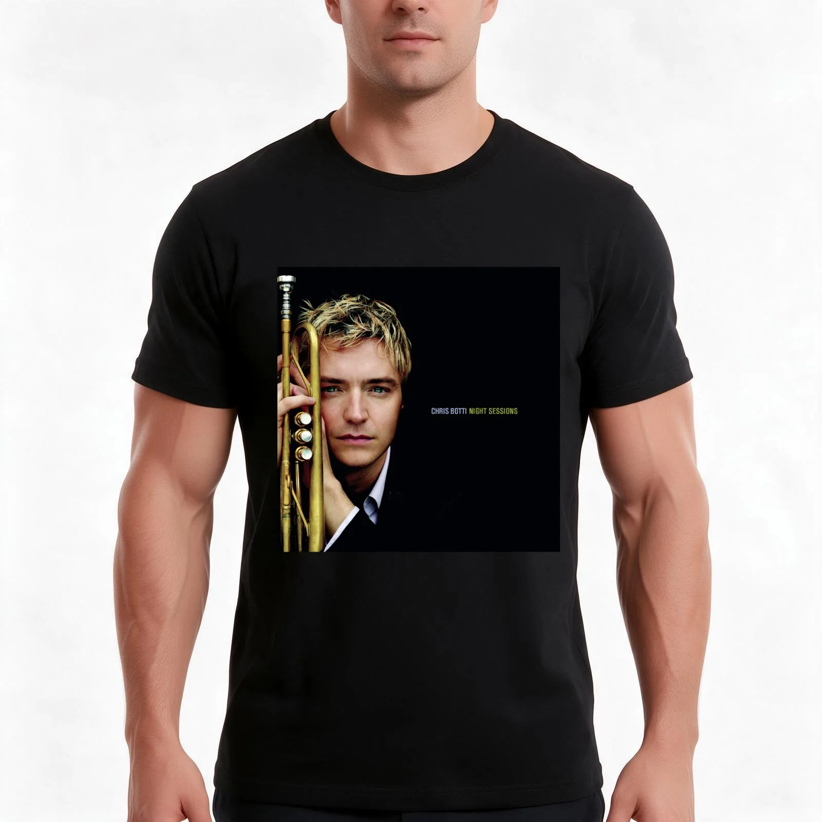 Chris Botti Night Sessions T-Shirt Summer Casual Cotton Tee Oversized Streetwear Tops Vintage Graphic Print Unisex Men Women