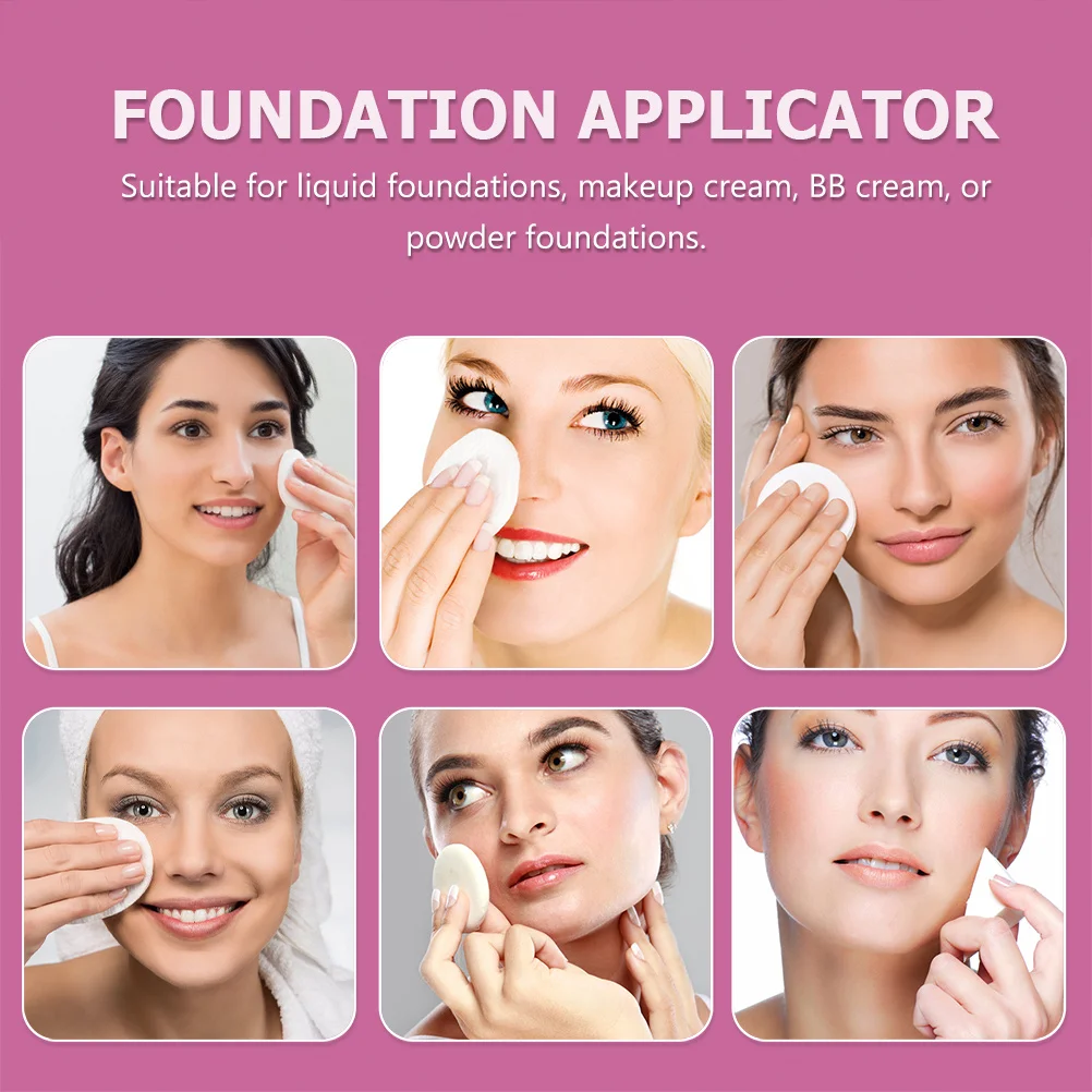 

30Pcs Dual Use Small Makeup Sponge Geometrical Powder Puff Foundation Applicator Portable Makeup Sponge Powder Puff