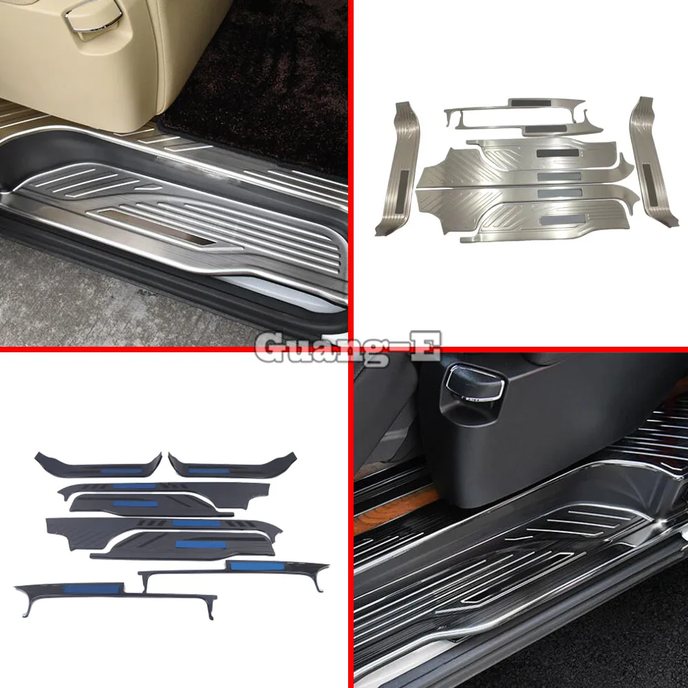 

For Toyota Alphard Vellfire 2016 2017 2018 2019 2020 Steel Car Door Sill Scuff Plate Cover Pedal Threshold Strip Accessories