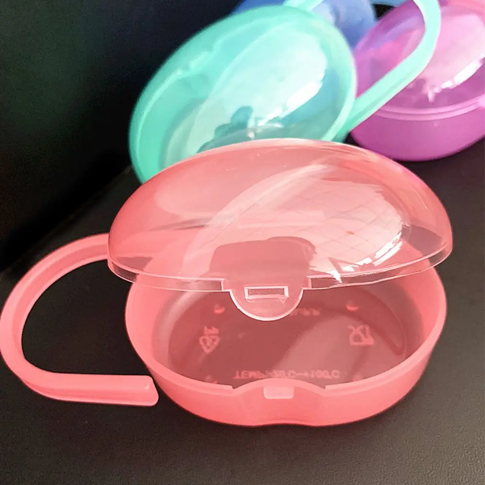 Baby Mother &  Oval Shape Nipple Storage Travel Storage Portable Hanging Storage Box Pacifier Box Nipple Box Pacifier Case
