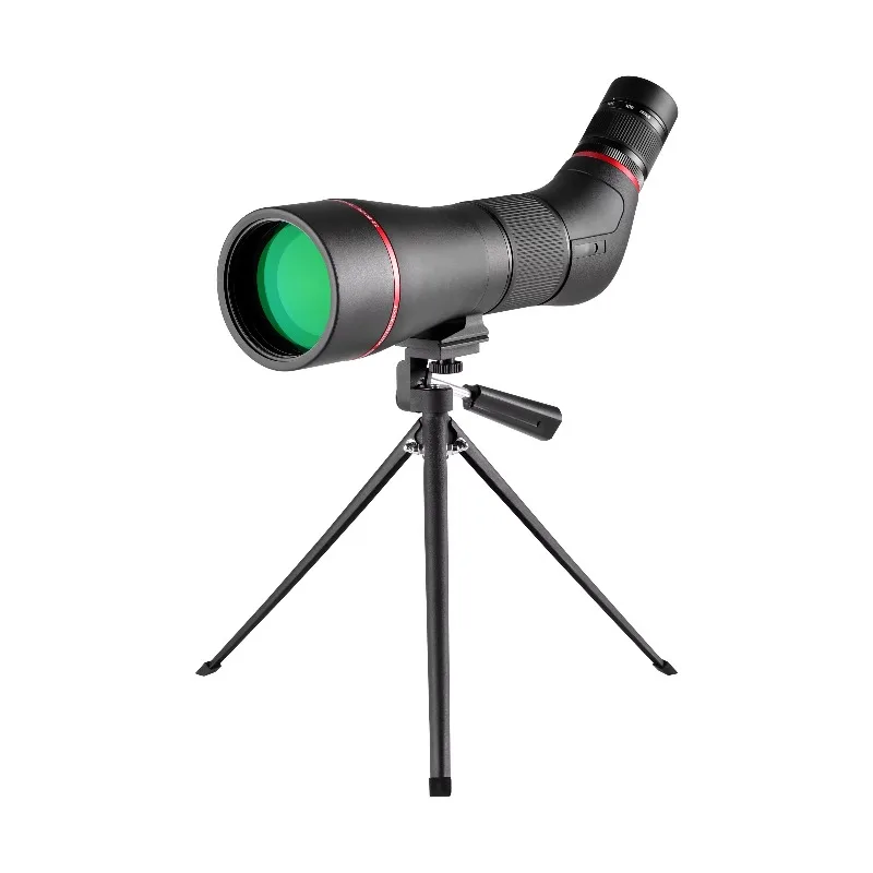 20-60x80 Spotting Scope, Waterproof BAK4 Prism FMC Lens, Angled Eyepiece for Bird Watching Nature
