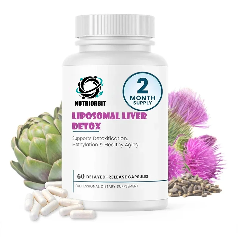 Liver Health, Soy Free Liposome Format Containing Methylated Nutritional Cofactors, Supports Clean | Vegan, 60 Capsules
