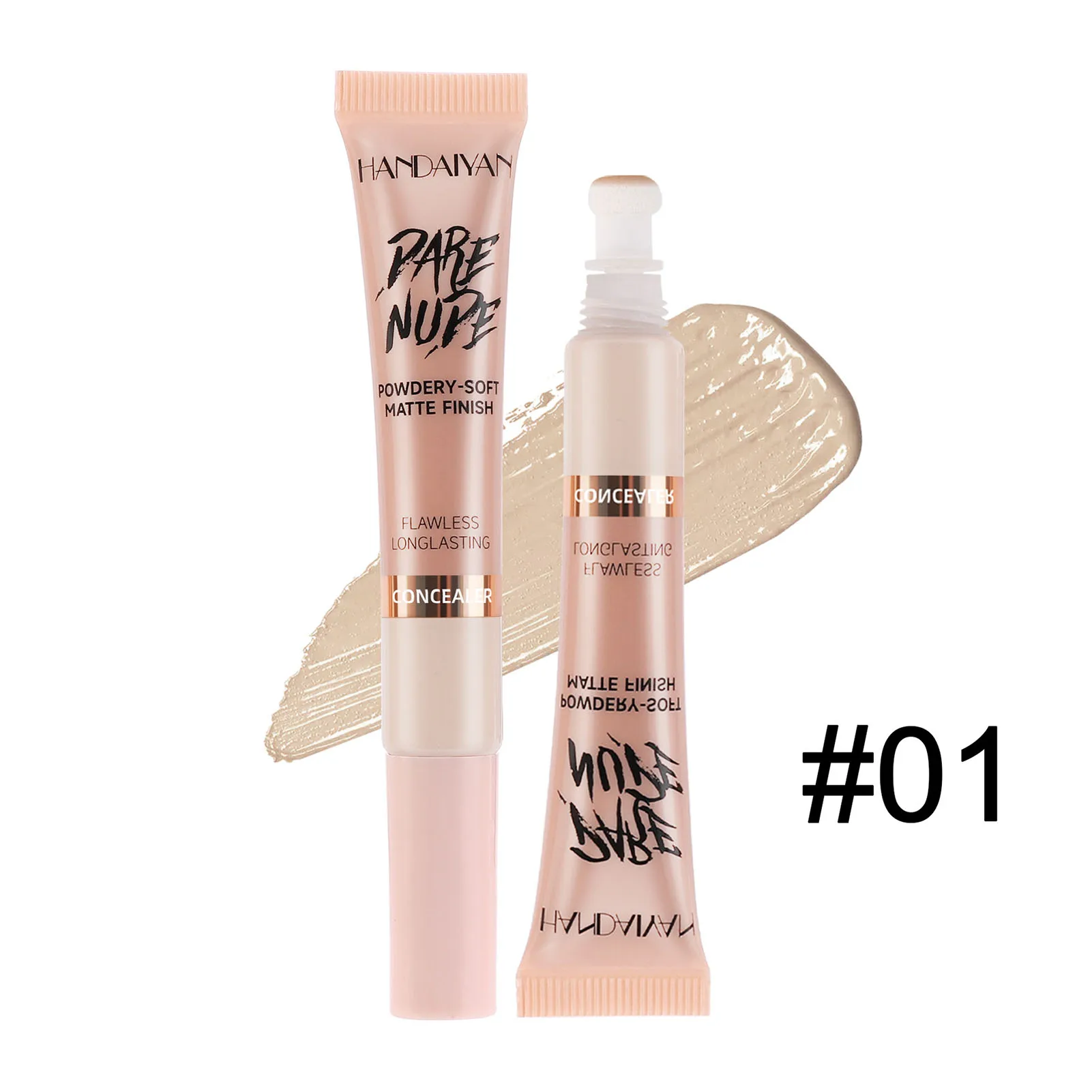 Liquid Concealer Oil Free Hydrating & Long-Lasting Color Corrector for Blemishes Camouflaging Discoloration