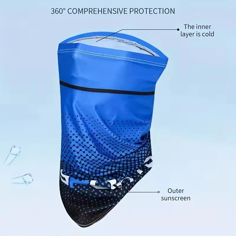 Print Ice Silk Arm Sleeves Breathable Sun Protection Arm Covers Summer Cycling Sports Anti-Sunburn Cooling Long Arm Cuffs image 5