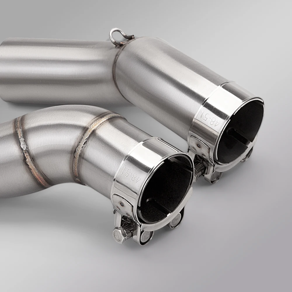 For GSX-1300R 2021-2024 Motorcycle Exhaust Modified Mid Intermediate Connect Link Pipe