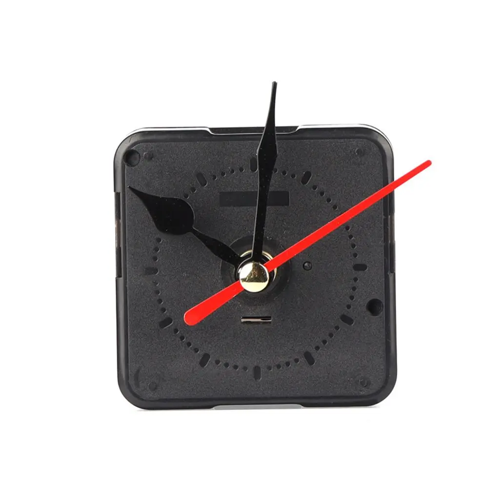 Classic Quartz Clock Parts Watch Movement Mechanism Black Metal Parts Repair Kit Home Decor Silent Scanning Bell Accessories