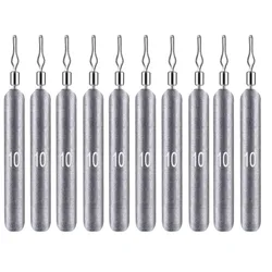 10pcs Fishing Sinker 3.5g 5g 7g 10g 14g 20g Drop Shot Weight Sinkers Fishing Tackle Accessories
