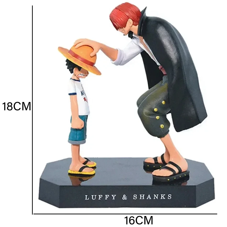 18cm One Piece Luffy Action Figures Model Toys Pvc Monkey D. Luffy Figures One Piece Anime Statue Model Ornamen Birthday Gifts