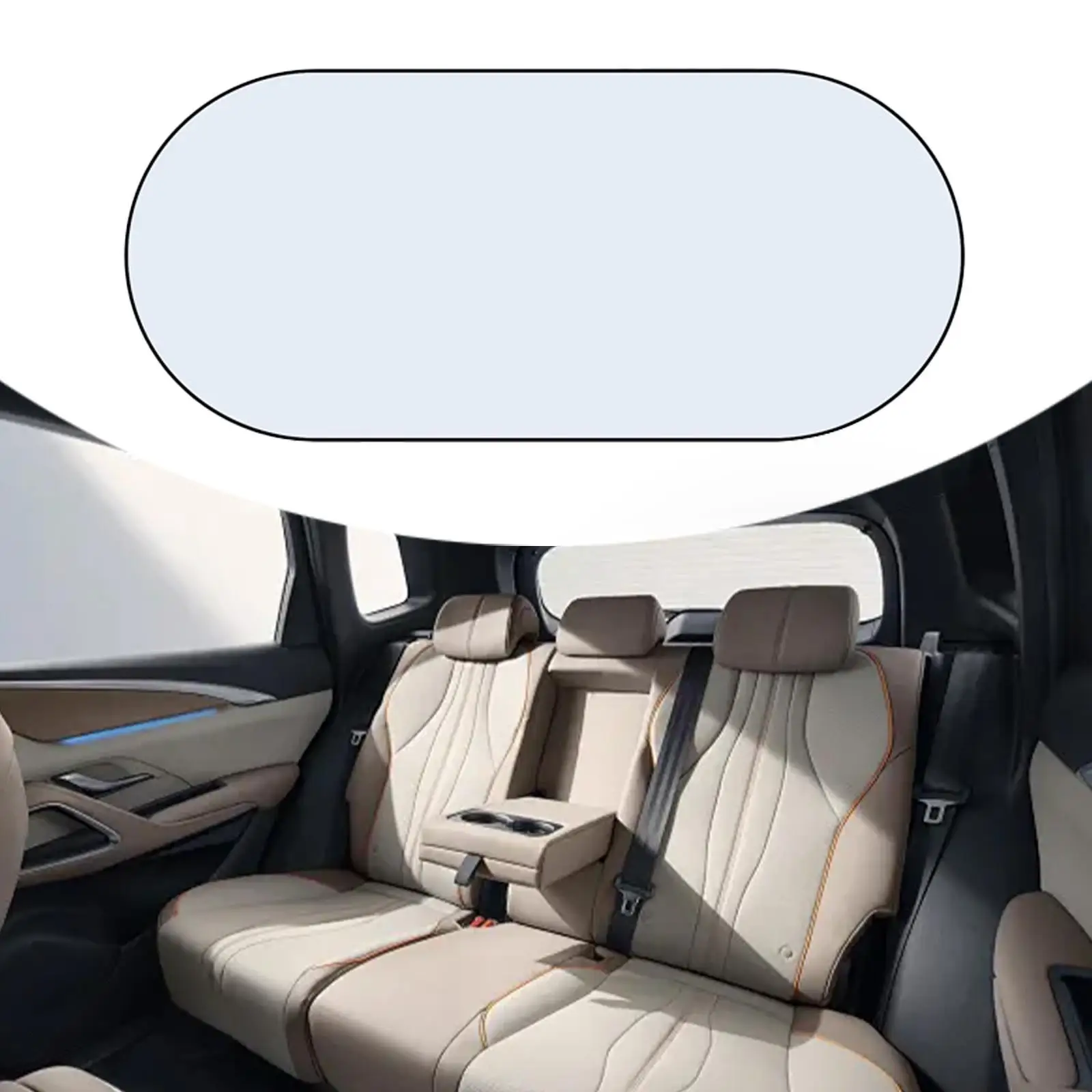 Steel Wire Titanium Cloth Rear Window Sunshade Universal Sun Shield Car Accessory for Sedan SUV Truck Cooling
