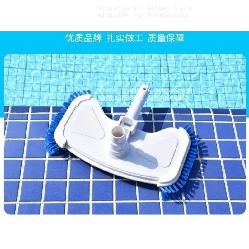 Pool cleaning with brush suction head suction machine accessories swimming pool cleaning tool