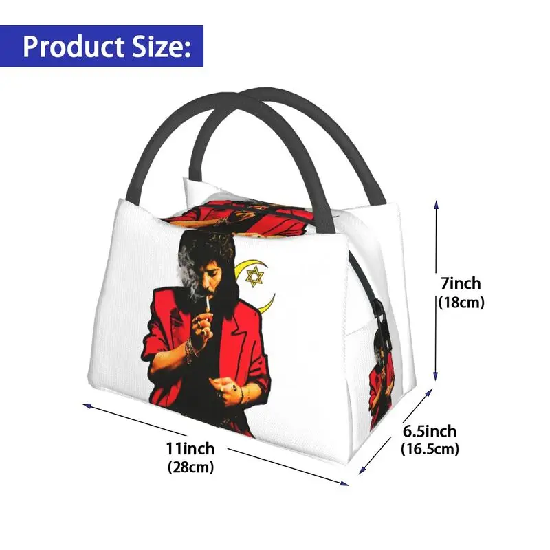 Custom Island Shrimp Lunch Bags Men Women Cooler Warm Insulated Lunch Box for Picnic Camping Work Travel Fruit Fresh Storage Bag