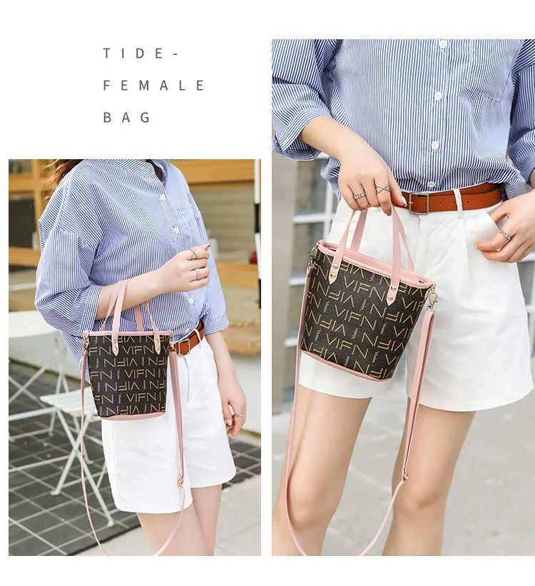2026 Neue Modische Damen-Schultertasche mit Aufdruck, Große Kapazität, Reißverschluss-Handtasche, Vielseitige Tragetasche, Elegante Umhängetasche für Frauen – Detail 9
