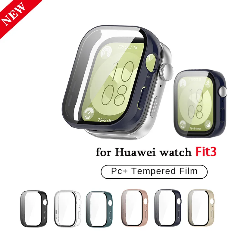 Tempered Glass Screen Protector Anti-Scratch Protective Cover Case For Huawei Watch Fit 3 Fit3 Replacement Accessories