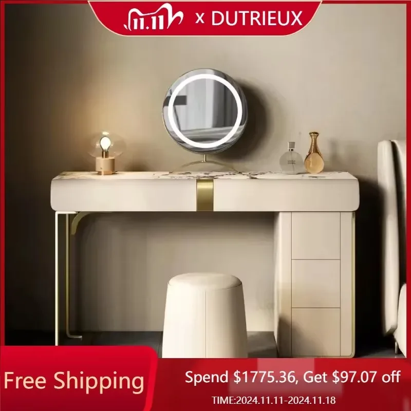 

Nordic Dressing Makeup Vanity Table Sets Women Girls Bedroom Cabinet Makeup Table Drawer Storage Meuble Coiffeuse Home Furniture
