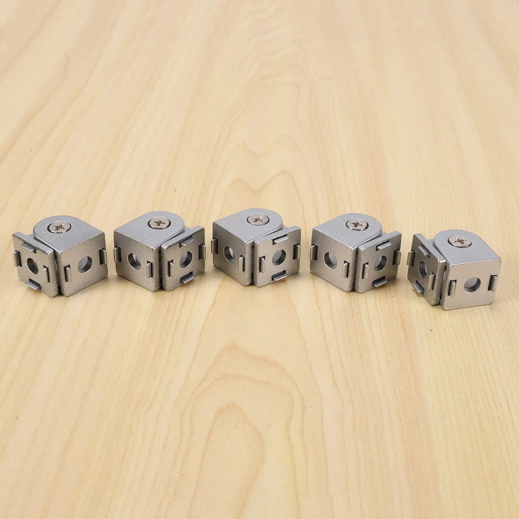 M12K-10Pcs Zinc Alloy Pivot Joint For Aluminum Extrusion Profile 2020 Series, Flexible Pivot Joint For 2020 Aluminum Profile