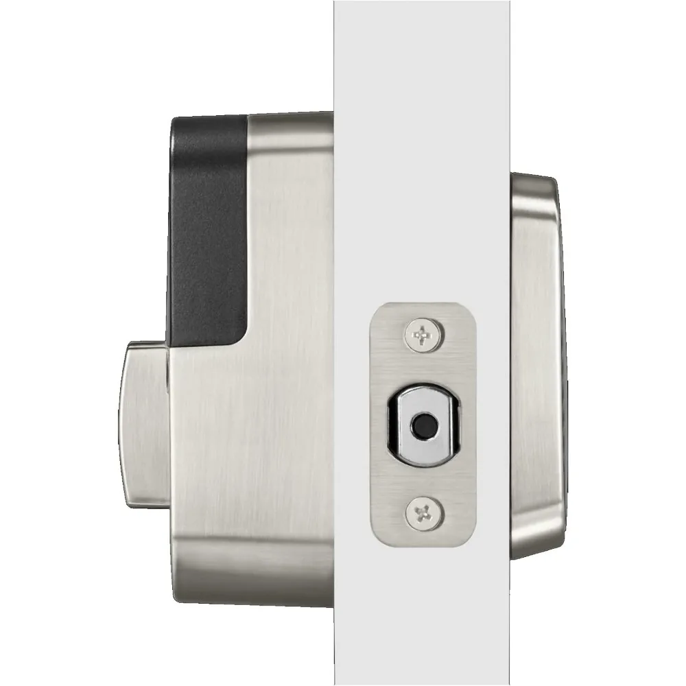 Yale Home Assure Lock 2 Catenaccio, Serratura per porta d'ingresso senza chiave in nichel satinato con tastiera touchscreen digitale e connessione Bluetooth