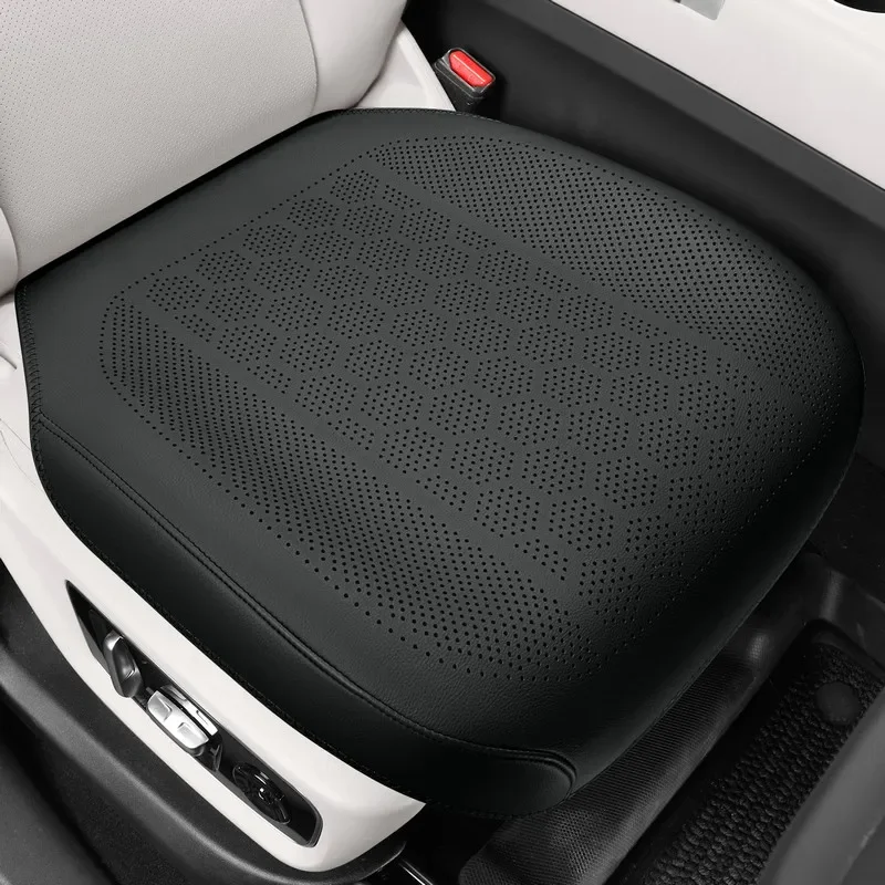 Perforated Nappa Leather Universal Car Seat Full Cover Breathable Luxury SUV Sedan Protection Car Seat Full Cover