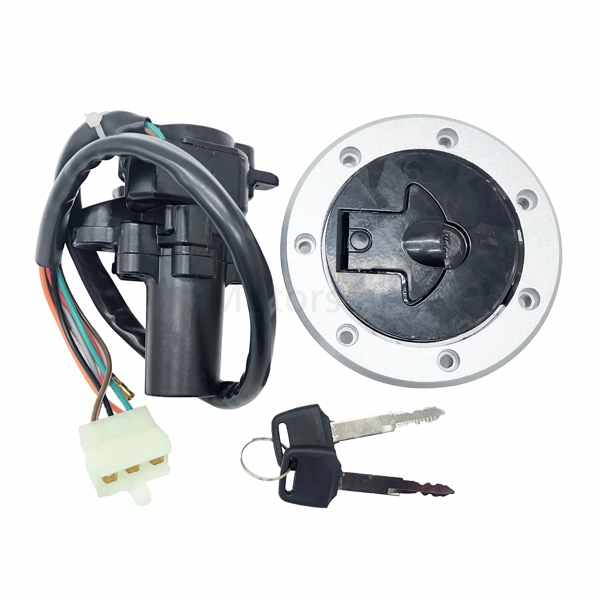 For Kawasaki ZX6R ZX7R ZX9R ZZR400 750 ZX7R ZX7RR Ignition Switch Lock Fuel Gas Cap New