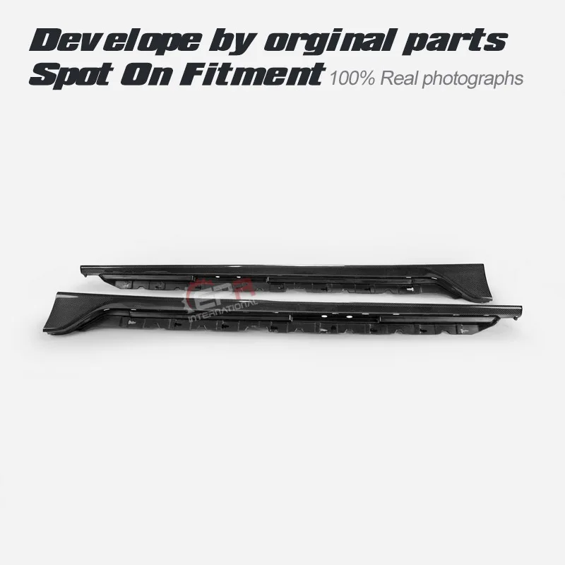 

SAAR Compatible with Honda Type R Civic FK8 Original Style Carbon Fiber Modified Side Skirts Side Scoops Small Body Kit Side Ski