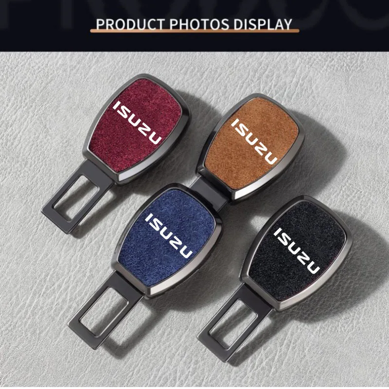 

Car Interior chamois Seat belt Clip Metal Extenders Car Accessories For