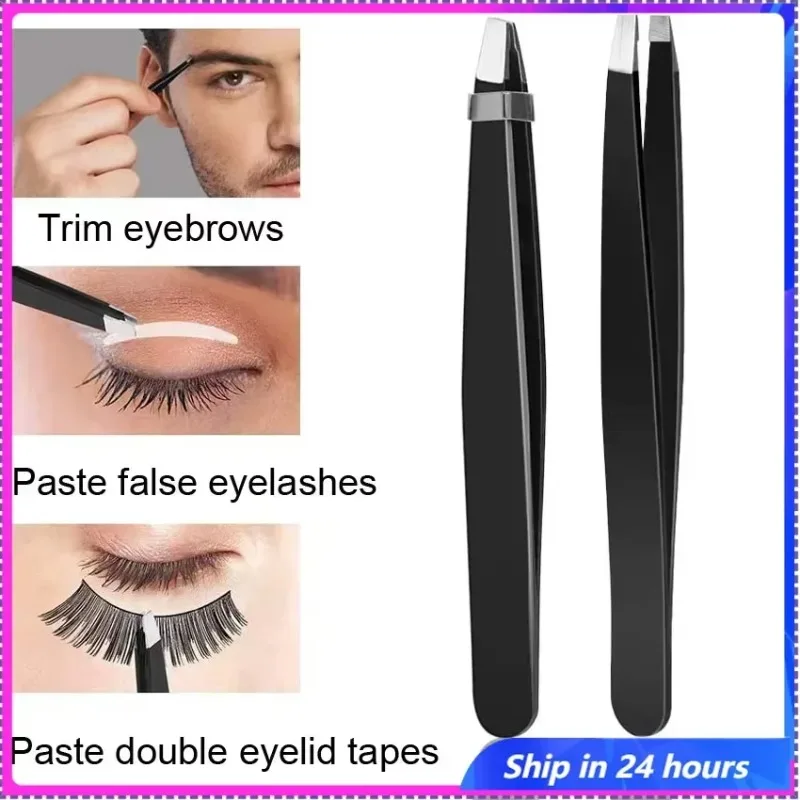 

1Pc Professional Eyebrow Tweezers Makeup Tools Eyebrow Pinch Pliers Tweezer For Eyebrows Accessories Beauty Hair Clip Remover