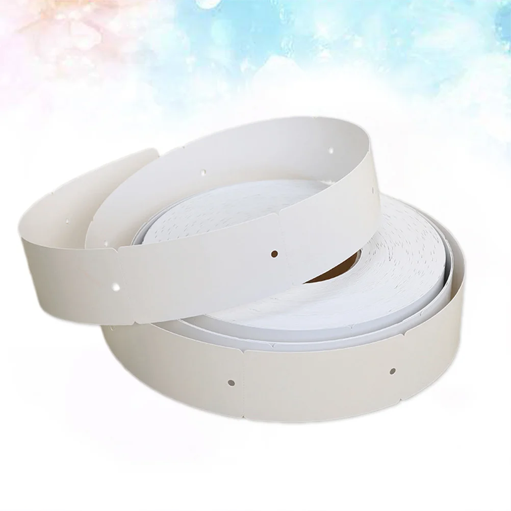 Fashion Retailer Blank Hangtag 40x80mm White DIY Crafts Clothing Apparel Tag Elegant Hanging Tags Paper Tags Apparel Tag