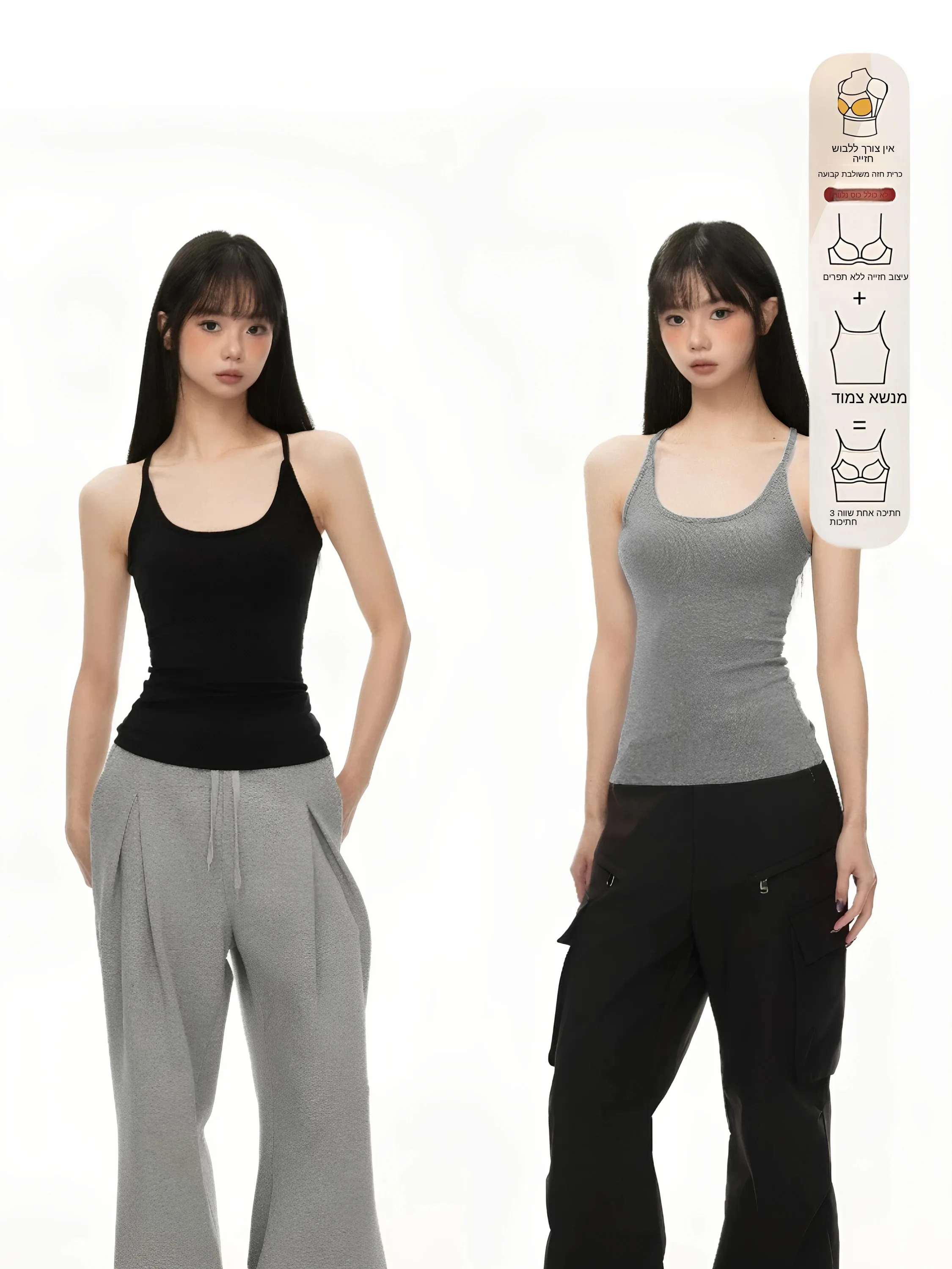 Women's Slim Fit Tank Top 95% Cotton Summer New Style Sleeveless Outerwear Casual Comfortable Breathable Plain Color T-Shirt