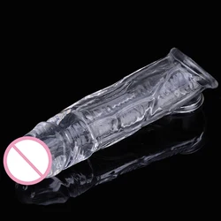 Spermlock ring Penis Ring Reusable Silicone Semen Penis cover Cock Ring Penis Enlargement Delayed Ejaculation Sex Toys For Men