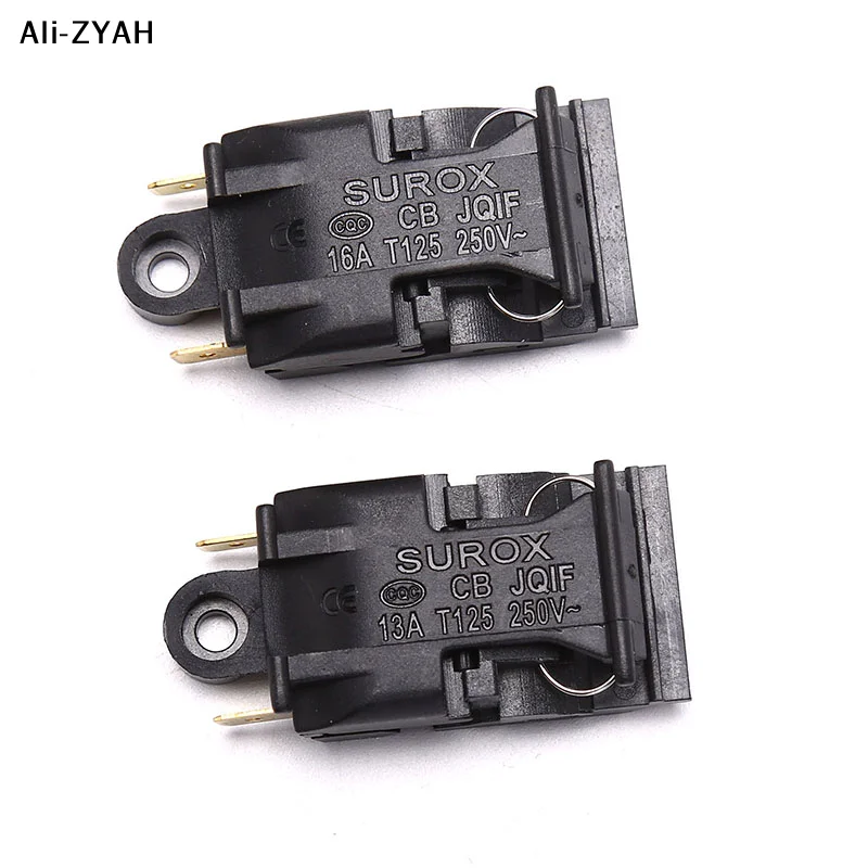 【Z】2pcs Black 13A/16A 250V Switch Electric Kettle Thermostat Switch Steam Medium Kitchen Parts Accessories