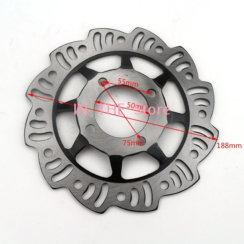 Motorcycle 190mm front/rear brake discs for 50cc 70cc 90cc 110cc 125cc CRF50 XR off-road motocross Pit Dirt Bike parts