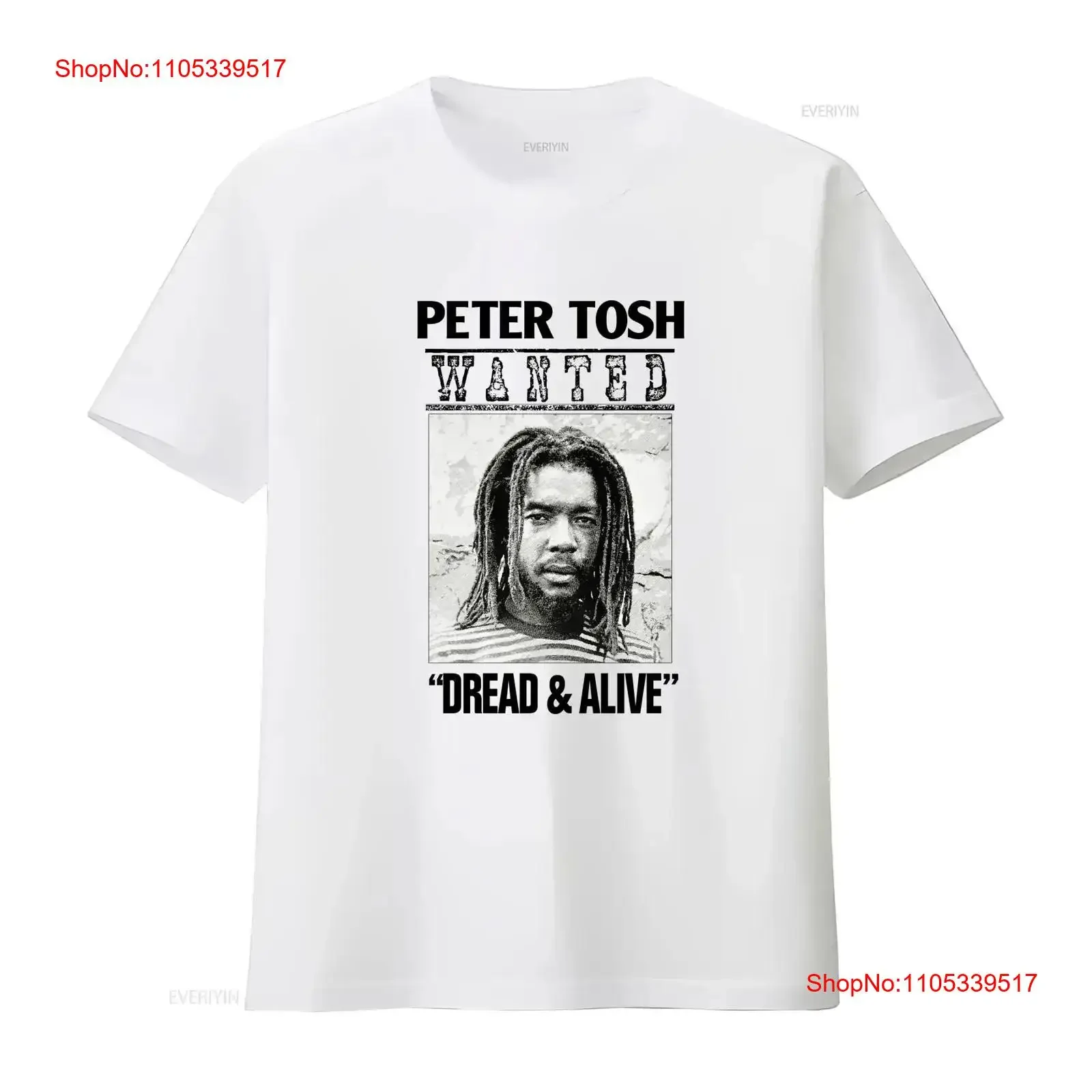 Retro Dread and Alive Peter Tosh Equal Rights T Shirt White S 234XL NE709 vintage Washed fashion designer clothes Soft vintage