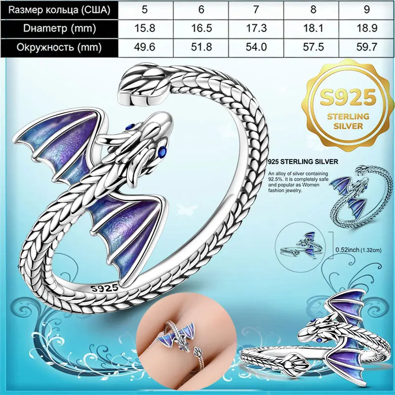 S925 Sterling Silver Adjustable Open Ring Minimalist Plain Band Finger Ring Fashion Daily Jewelry Gift For Women Girls - view 4