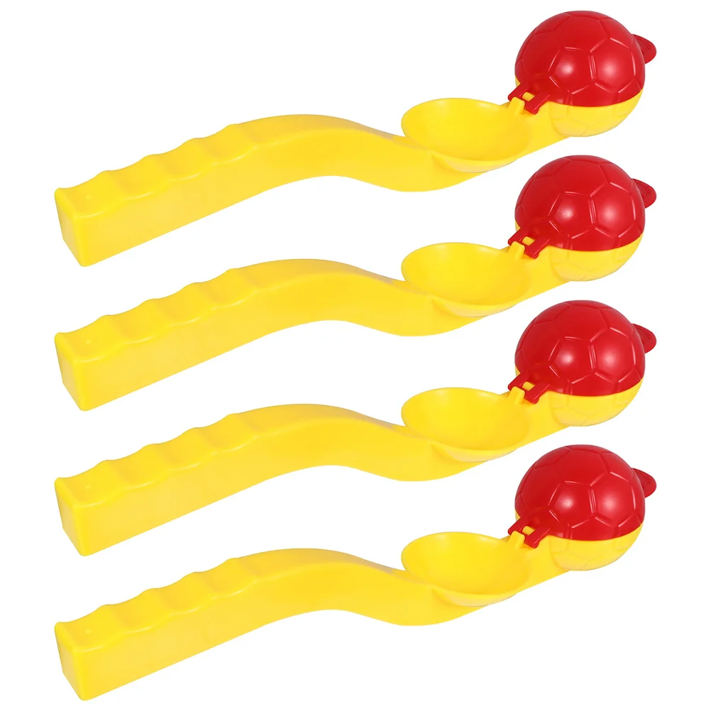 4Pcs Snow Thrower for Kids and Adults Winter Outdoor Play Equipment Launcher Fun Activity Game Accessory