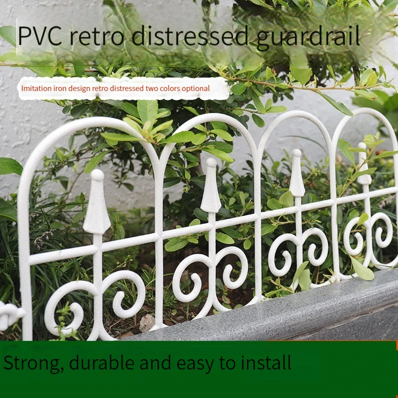 

4Pcs Decorative Garden Fence Bendable Outdoor Rustproof Landscape Wire Border Folding Patio Fences Flower Bed Fencing Barrier