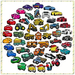 MINISO 1pcs car series shoe Charms clogs Aceessories for Sandals pins Decorate girls kid Gifts 