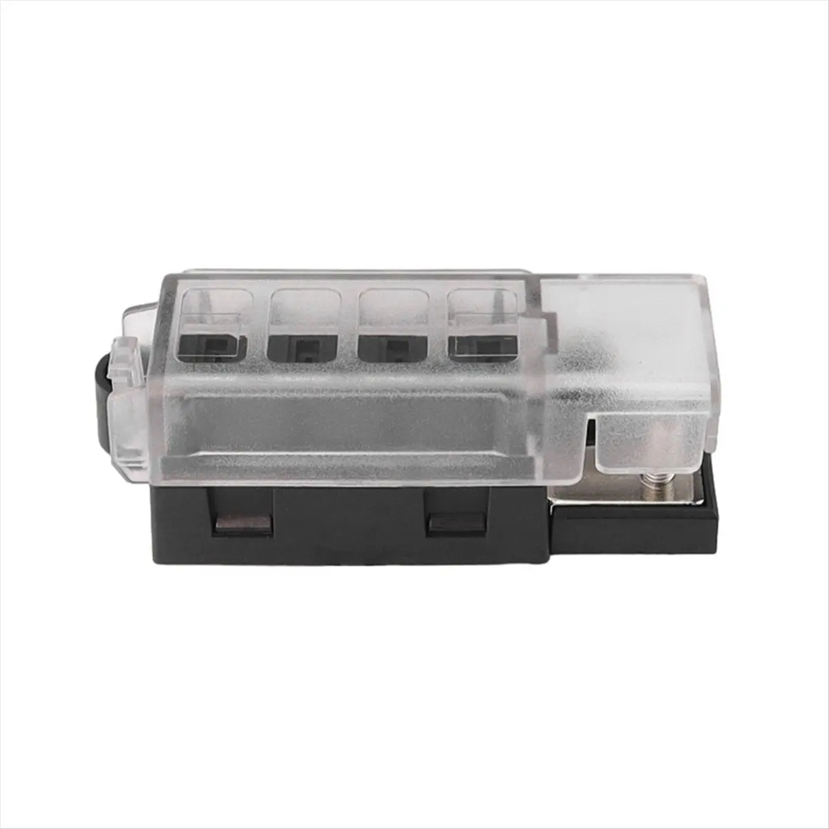 Super Sale Car Boat Fuse Box Holder with 4 Way Blade Fuse Holder Block & Warning Indicator Power Distribution Panel Board