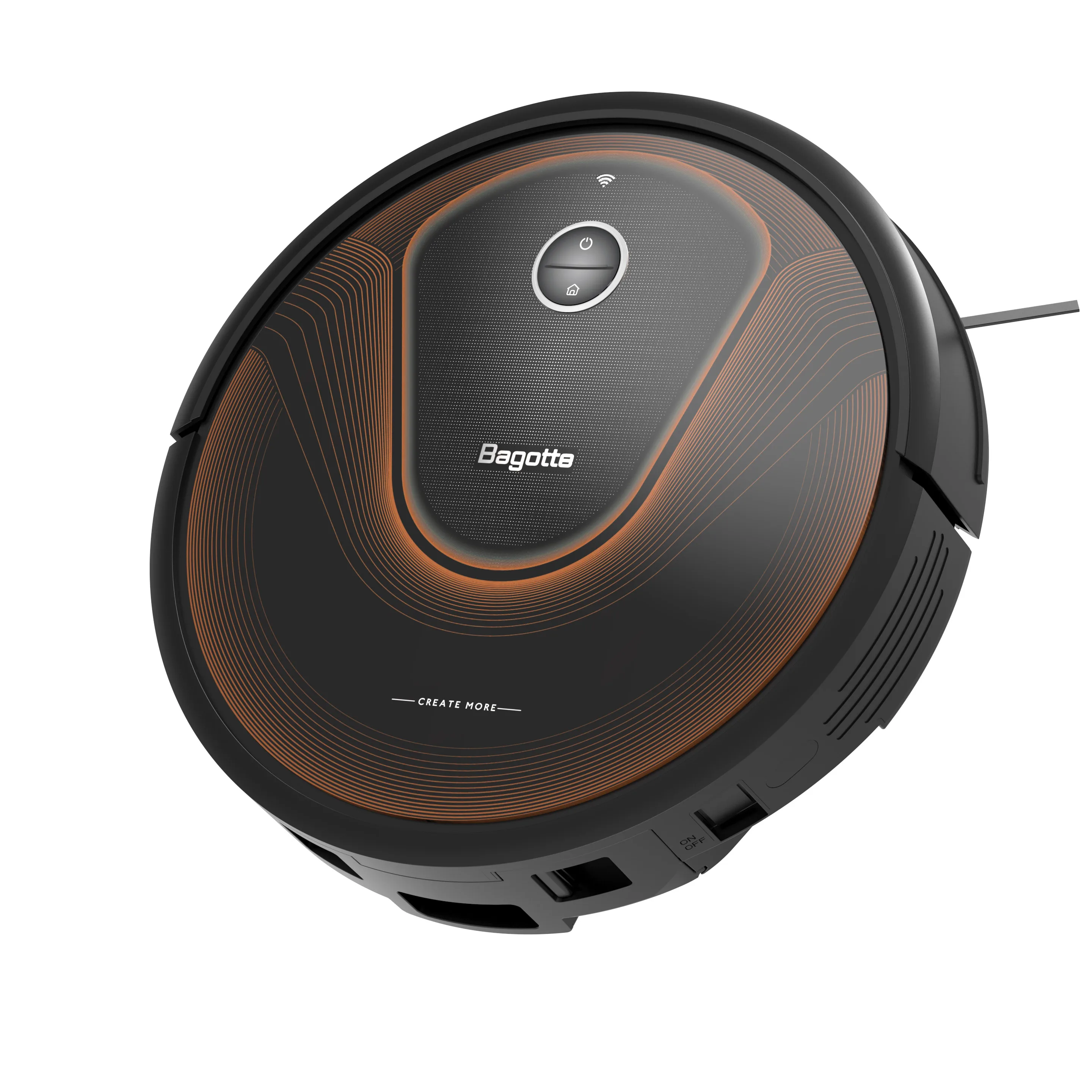 

Automatic Gyroscope Navigation Robot Vacuum Cleaner For Household Hotel Use Wet Dry Mopping With Dust Collection Battery Powered