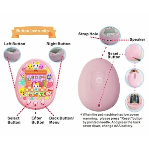 Tamagotchi-virtuelles Haustier Elektronischer Gogo mit farbenfrohen Bildschirm für Kinder, Spielmaschine, interaktiv, Spiele, Dating, Spielzeug für Mädchen 8 Hauptverkäufe neuer Tamagotchi - №3