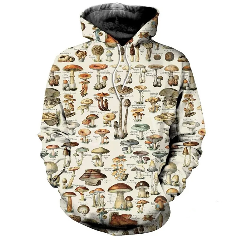 

Autumn Mushroom 3D Print Hoodies Men Women Fashion Streetwear Oversized Sweatshirts Hoodie Kids Pullovers Tracksuit Man Clothing