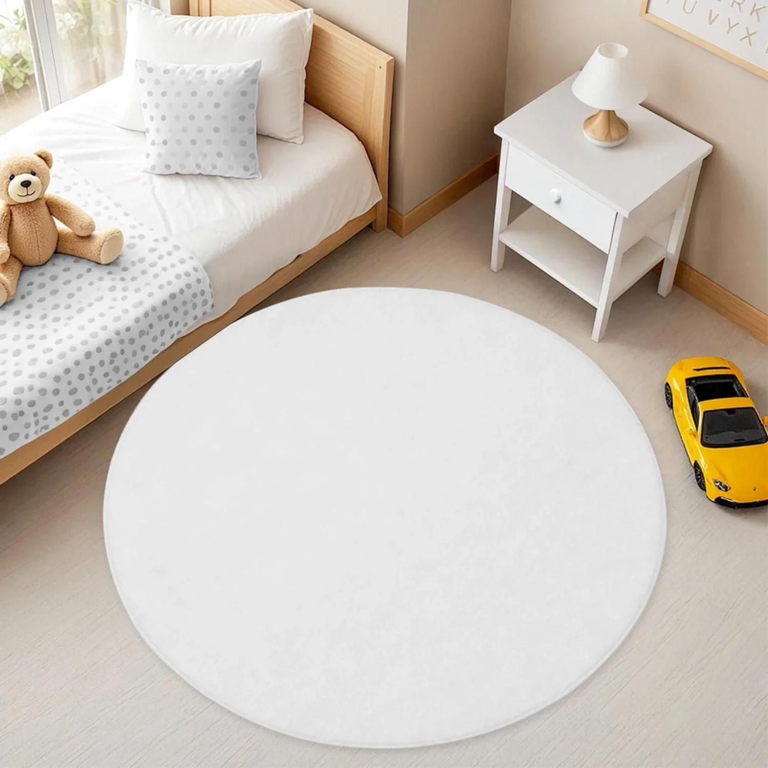 Leopard Moon Round Rug – Jungle Animal Rug – Starry Bohemian Round Mat for Living Room, Bedroom or Meditation Space
