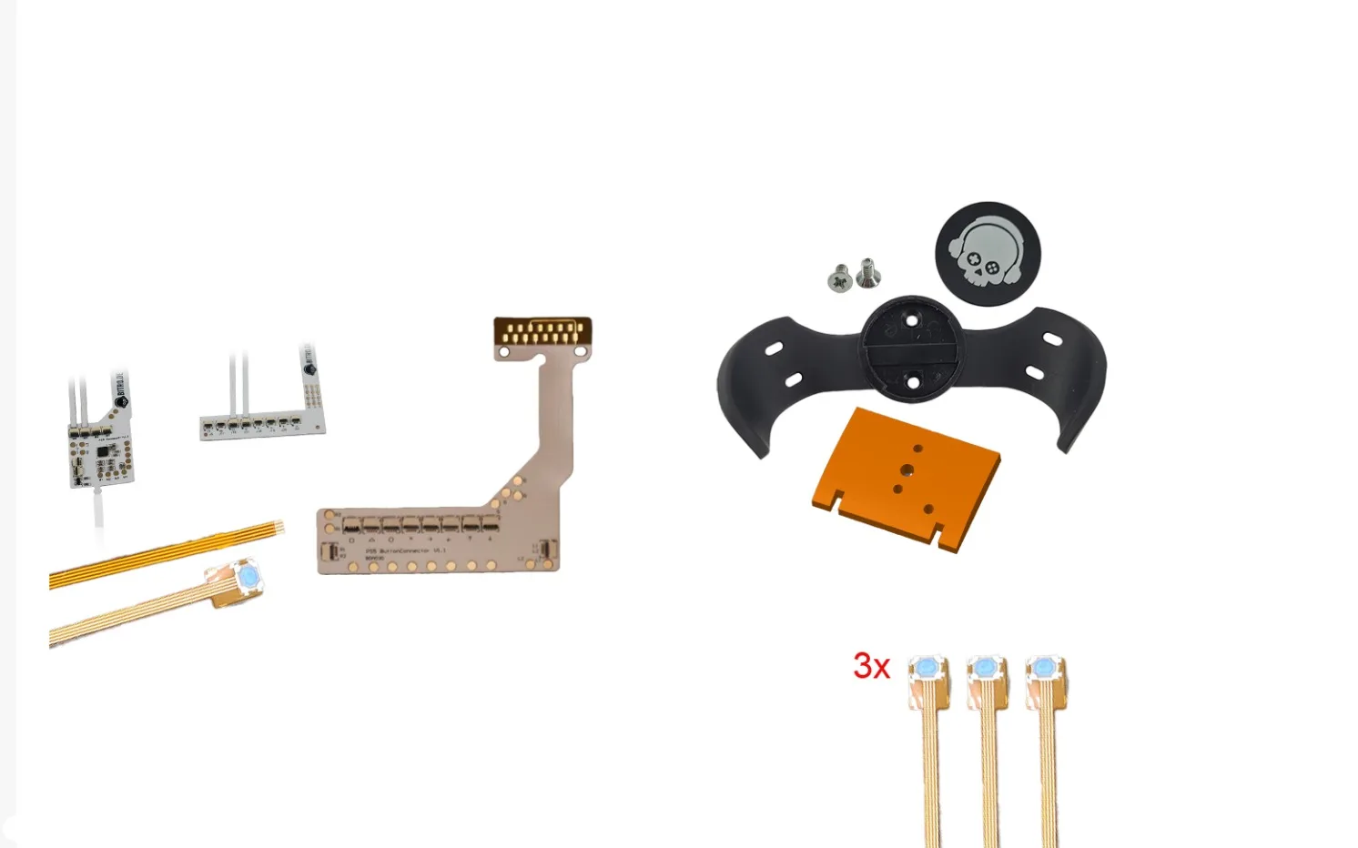 PS5 Remapper Set BDM030-050 – DIY Controller Mod Kit – Back Buttons – No Soldering Required